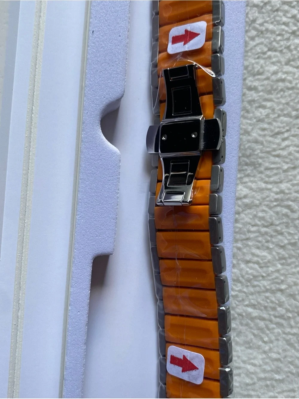 Gold Metal Link Smart Watch Band - Elegant Replacement Strap